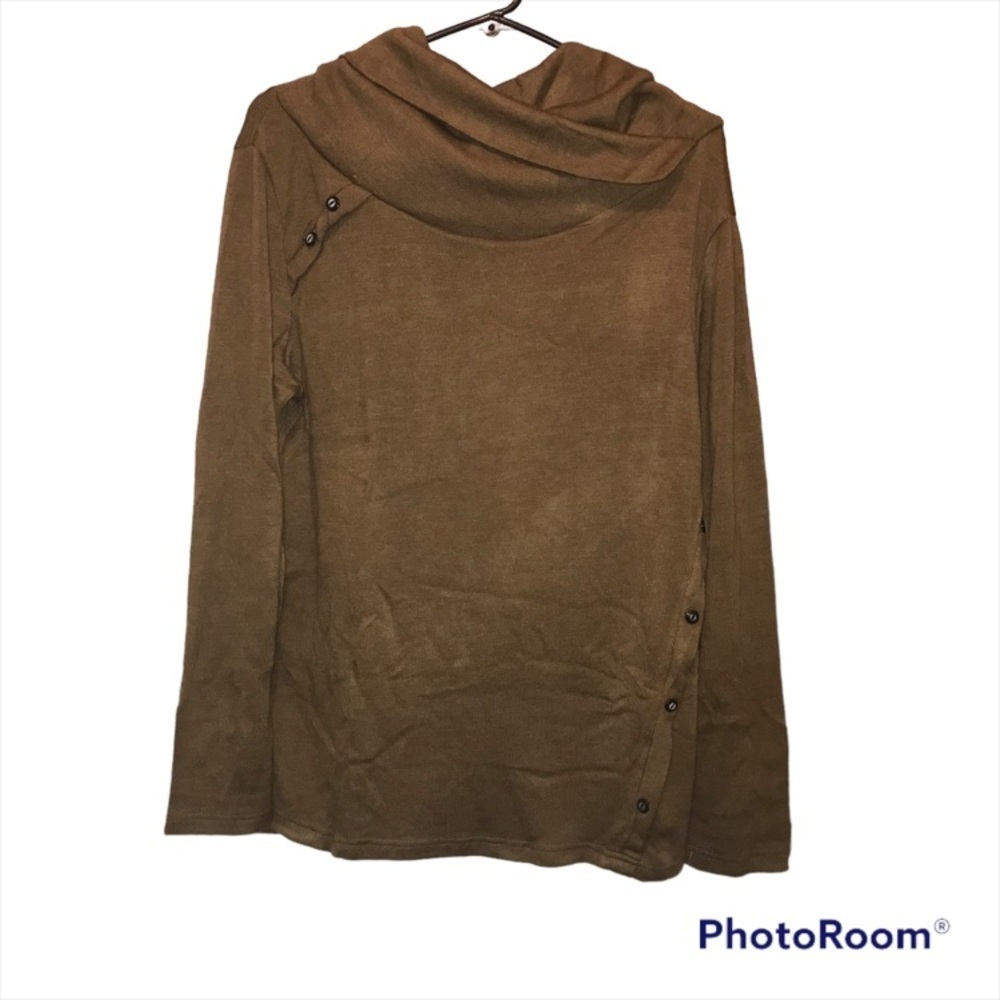 HIEND cowl neck sweater